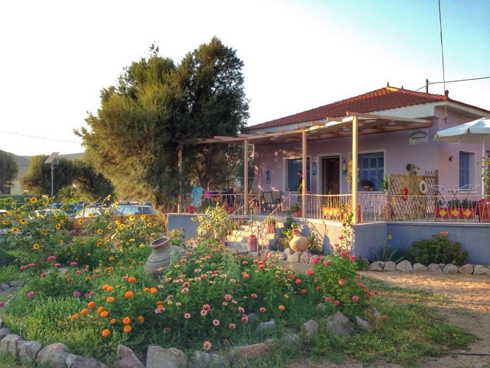 AegeanHeaven Villa Skála Eresoú Buitenkant foto